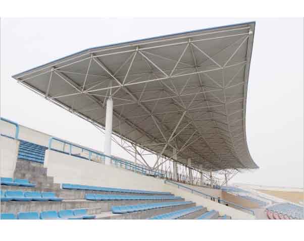 图们河南理工大学体育场看台网架