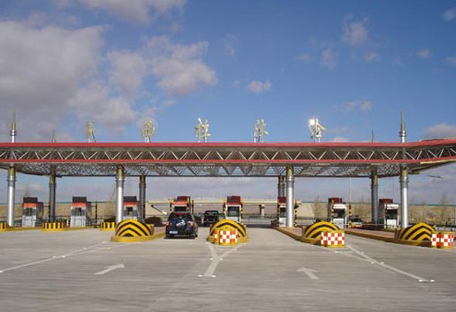 图们收费站网架工程